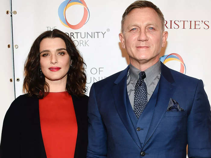 The seventh Bond, Daniel Craig, put a ring on it back in 2011 when he married Rachel Weisz in a private ceremony involving just her son and his daughter.