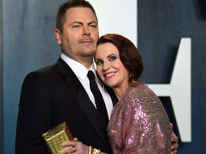 "Parks and Recreation" star Nick Offerman and "Will & Grace" favorite Megan Mullally are a match made in comedy heaven — and have been since 2003.