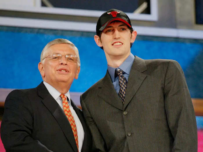 Kirk Hinrich was picked No. 7 overall by the Chicago Bulls
