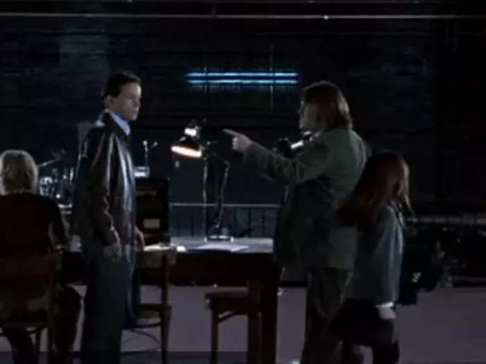 Dewey throwing a chair in the audition was unscripted.