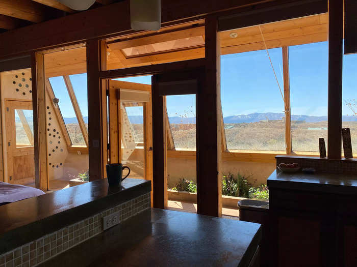 The Earthship was easily one of my favorite Airbnbs of all time, and I got some of the best sleep of my life.