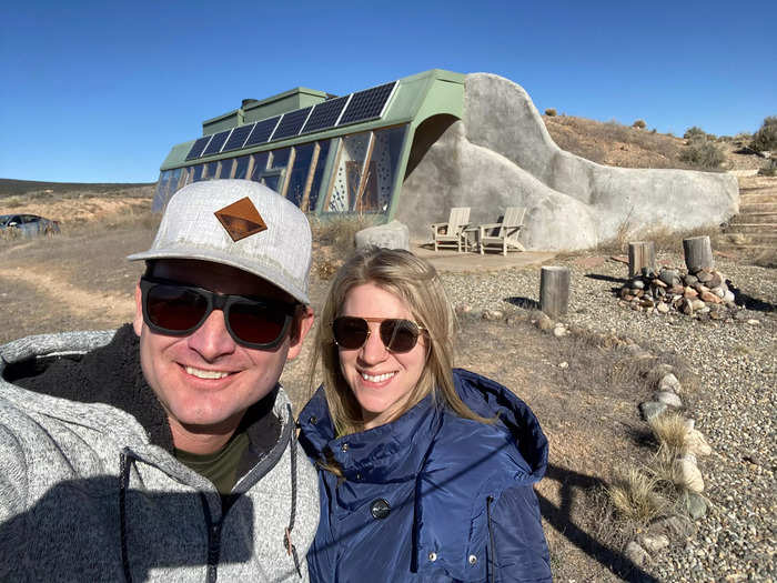 I stayed in the Earthship for three nights with my husband and thought it was easily one of the coolest places I