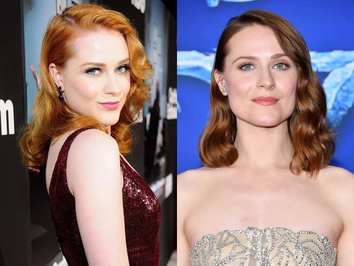 Evan Rachel Wood is a natural blonde, but she