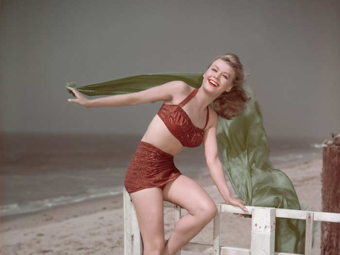 Bikinis with high-waisted bottoms were popular in the 1960s.