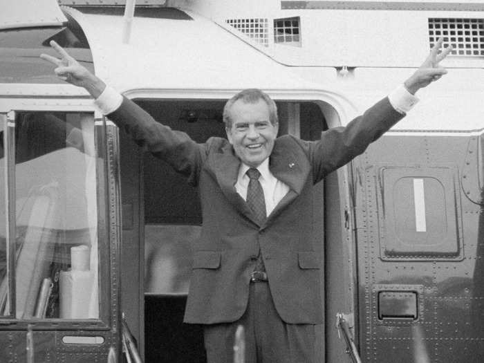 Arguably, the most famous US president caught in a hush-money scandal was Richard Nixon. In 1973, he was recorded talking about paying off E. Howard Hunt, one of the men who broke into the Watergate Office Building where the Democratic National Committee was based to bug it.