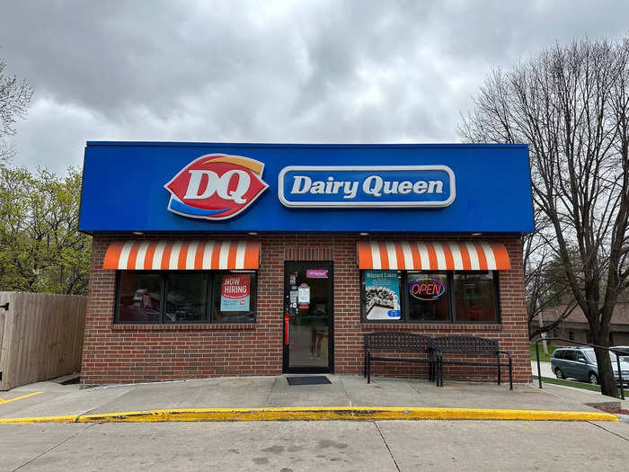 I was the first customer of the day at the Windsor Heights Dairy Queen