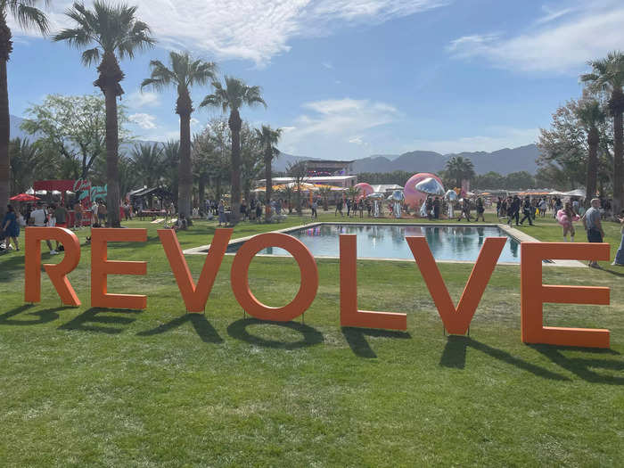 This year, I scored a pass to Revolve Festival, the invite-only music festival that takes place right down the street from Coachella.