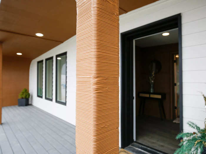 Instead of using concrete, ASCC is printing homes out of wood waste.