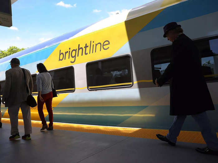 The new station in Orlando is part of Brightline