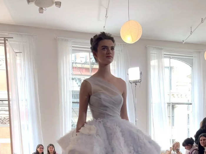 This blue dress from Ines di Santo felt like something out of a fairy tale.