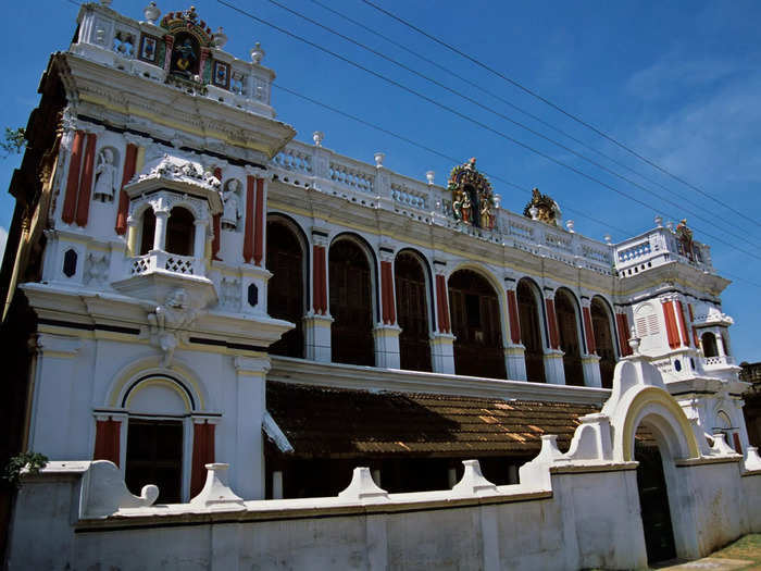 An architect named Bernard Dragon, who restores some of the mansions, told AFP that at that time, "there was a competition between the Chettiars themselves to create the most beautiful building — more beautiful than the brother, the cousin, whatever."