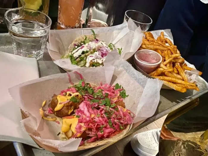 Our friends tried the tacos from Tacos Fonda.