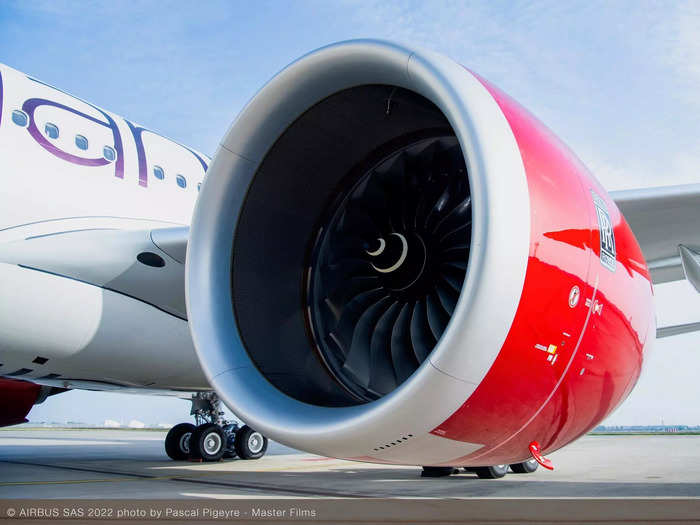 The plane is named "neo" for its "new engine option," which differs from the previous A330