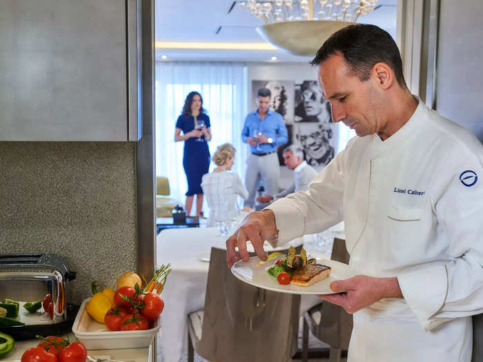 For a private meal, residents can also ask the chefs to cook their meals inside the residents