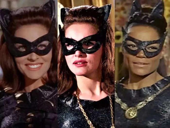 Three different women played Catwoman on the "Batman" TV show.