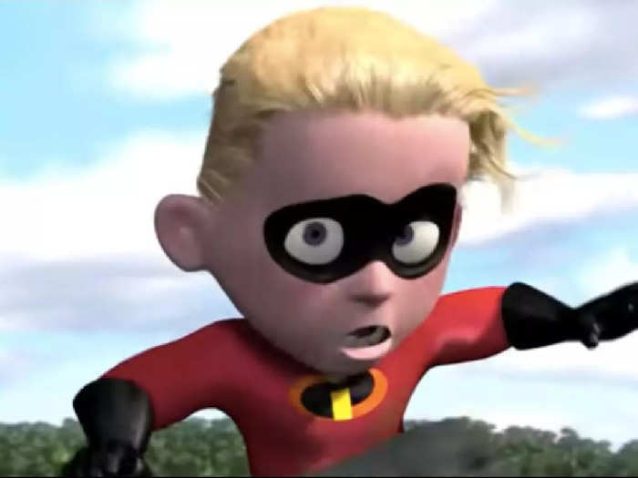 Dash was voiced by two different child actors in "The Incredibles" and its sequel.