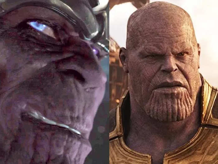 Two people played Thanos in "The Avengers" franchise.