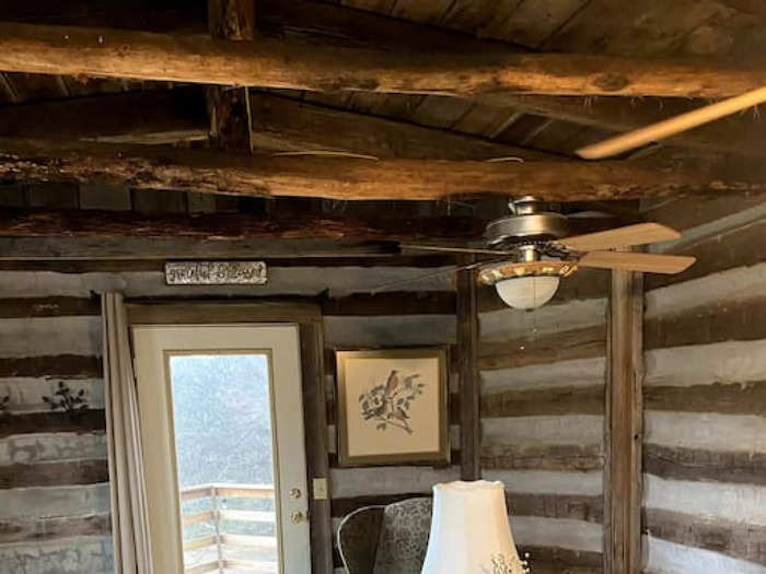 The rounded structure had a 12-inch gap in the walls. "It was just open so all that cold air and heat was coming in," she explained. She righted it by installing insulation.