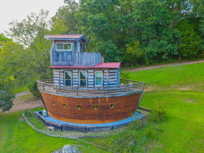 The most unique structure, the Ark, took a total of two and a half years to renovate, costing nearly $100,000.