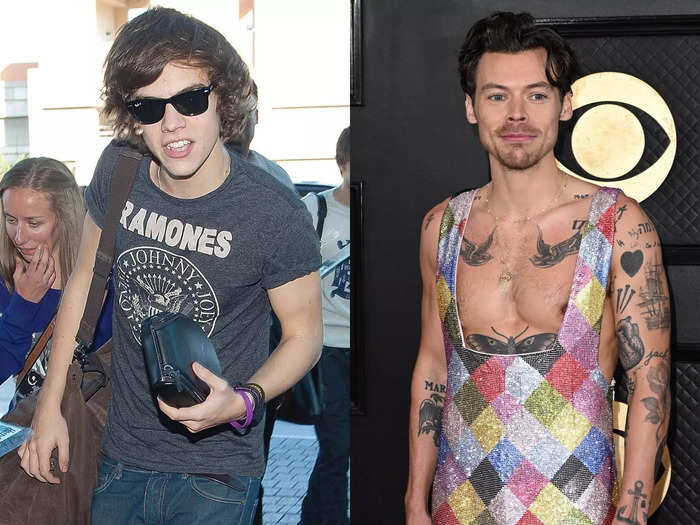 Harry Styles started off with a simple star tattoo, but he has grown his collection extensively over the past 10 years.