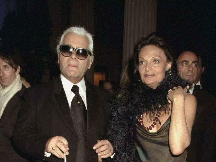 German royal Diane von Furstenberg wore a slinky gown at the 1997 gala.