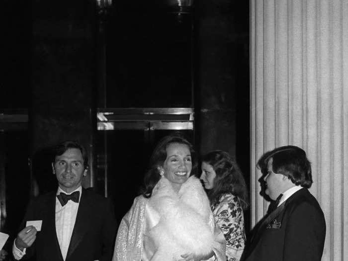 Princess Lee Radziwill wore a statement stole to the 1978 Met Gala.