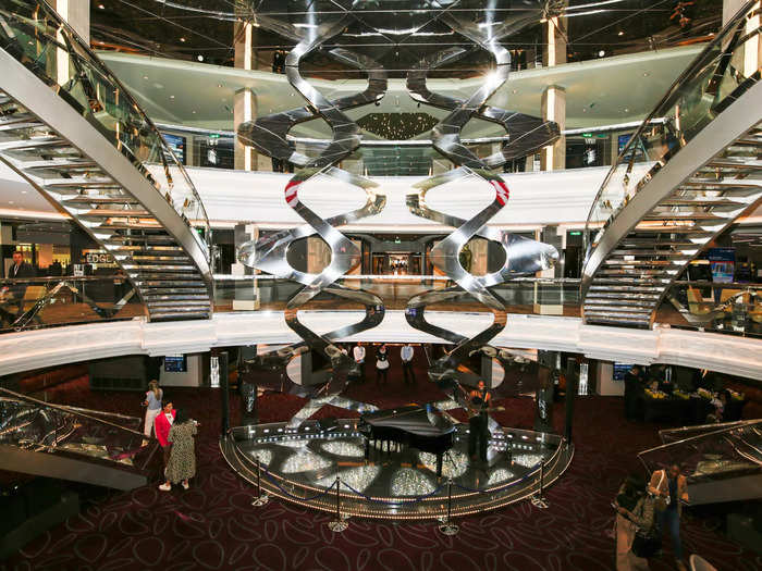 But besides these unique stairs, the 19-deck vessel has many amenities that overlap with other large family friendly cruise ships.