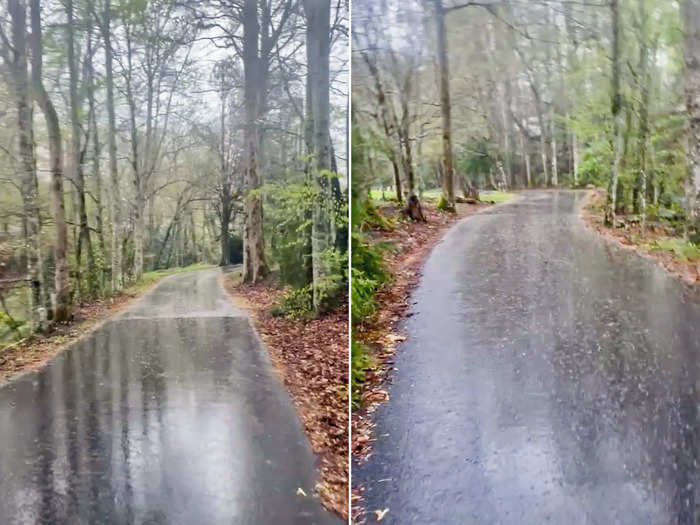 When 10 a.m. rolled around, my only option was to wander to the nearest highway to be closer to potential Uber rides. Within minutes, I was soaked from head to toe.