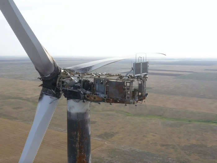 Wind turbines are constantly exposed to snow, rain, and temperature changes that can cause damage. Lightning strikes can cause damage, too.