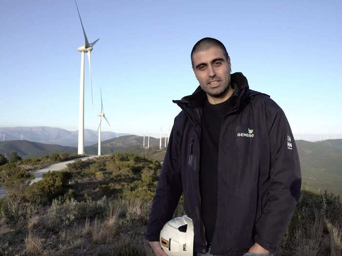 João Sardo is a wind turbine specialist for the company Generg, owned by Total Eren. He has been working in wind energy for almost 20 years.