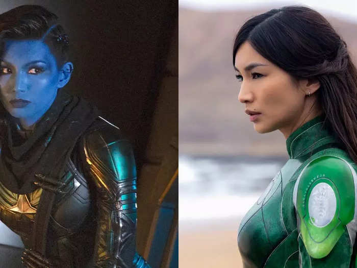 Gemma Chan appeared in "Captain Marvel" before playing a lead in "Eternals."