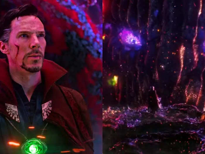 Benedict Cumberbatch played two characters in "Doctor Strange."