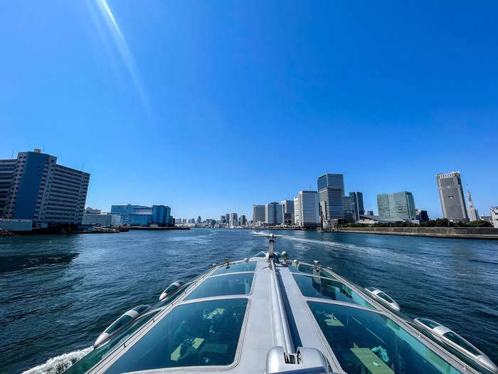 The views from the top deck were unlike anything I had seen yet in Tokyo. Before the boat ride, it had been challenging to see the outline of Tokyo