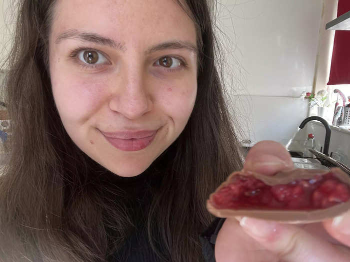 I was scrolling on TikTok one day when I came across a viral recipe for a super easy and delicious-looking raspberry and chocolate snack.