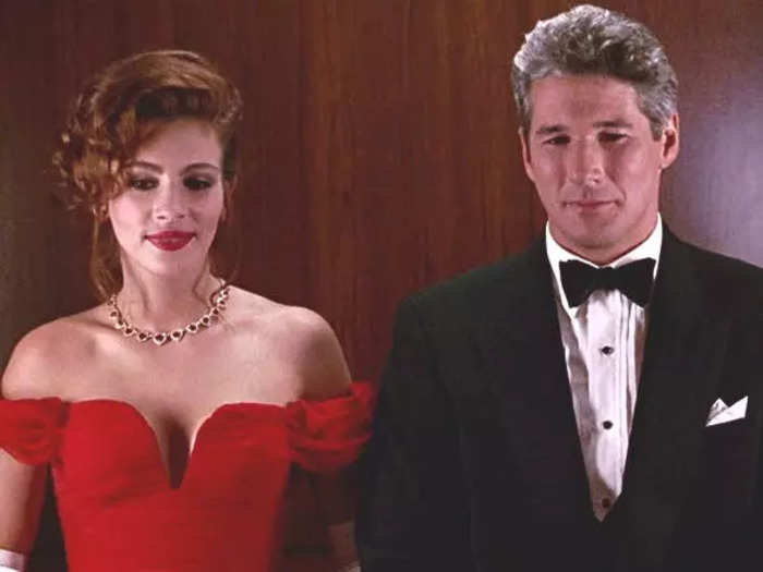 Julia Roberts and Richard Gere, who starred in rom-coms like "Pretty Woman," are 18 years apart.