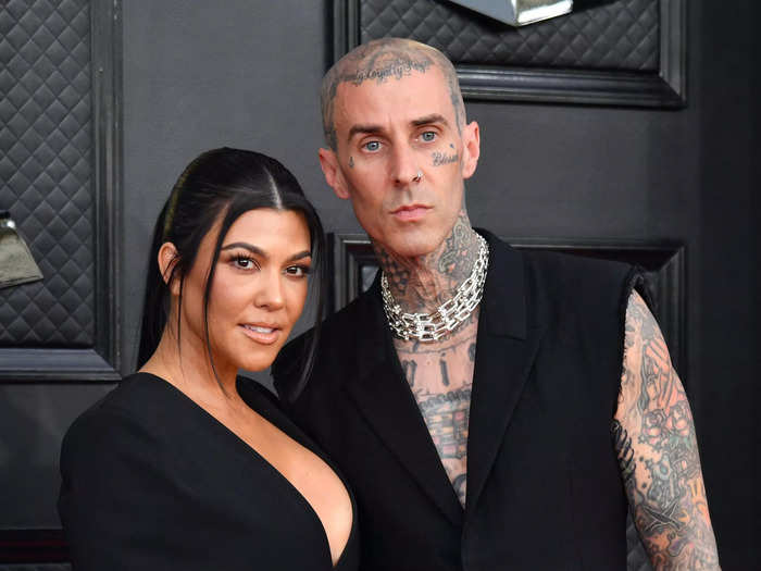 Kourtney Kardashian and Travis Barker got married in 2022.