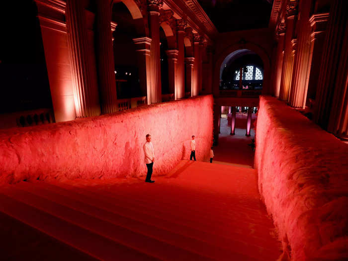 In years past, the grand staircase has been open to guests.