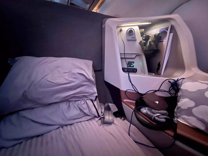 The only other comparable business class bed is Singapore Airlines