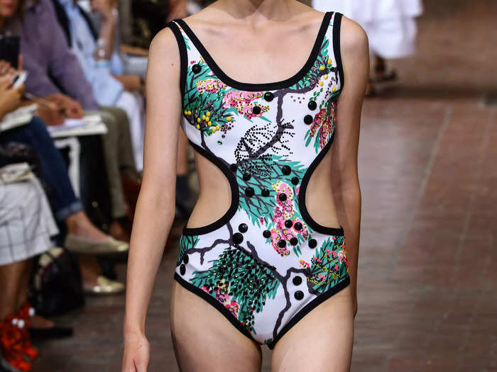 Swimsuits with cutouts are an upgrade from the basic one-piece.