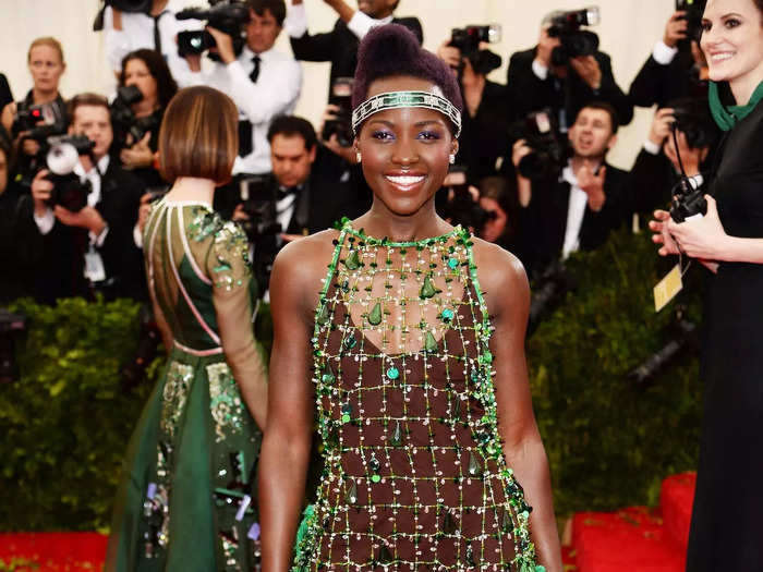 Erlanger went on to style two stars the following year, including Lupita Nyong