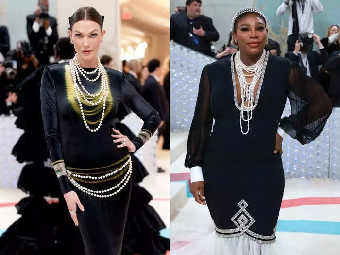 Serena Williams and Karlie Kloss announced pregnancies on the Met Gala carpet.