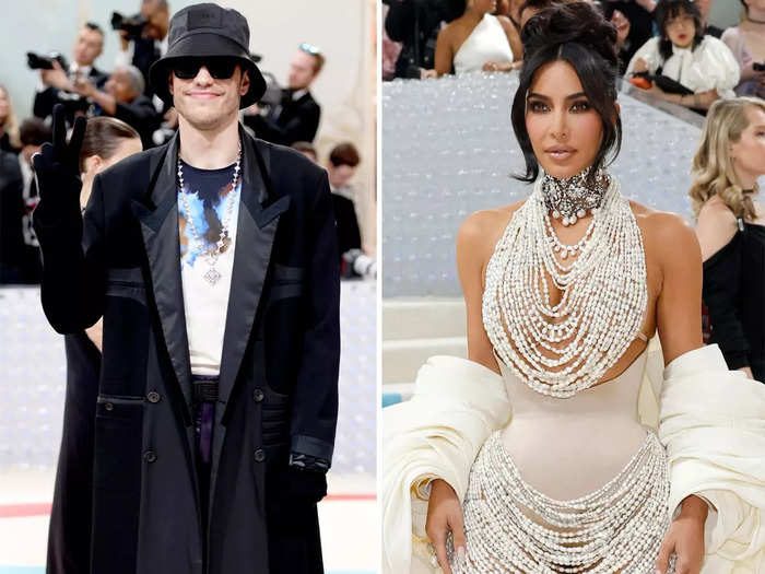 Davidson and Kim Kardashian walked the Met Gala carpet separately after attending as a couple in 2022.