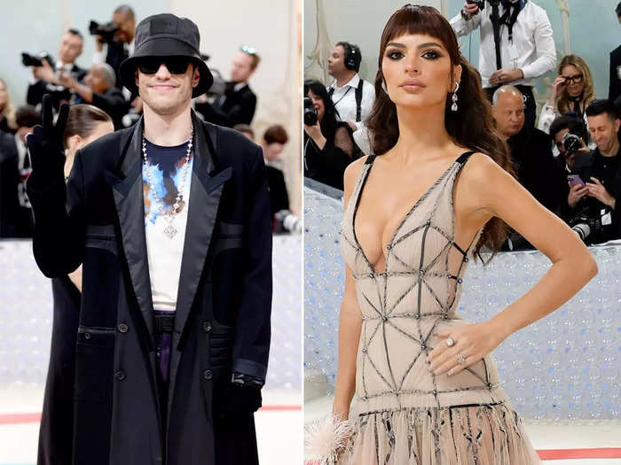 Pete Davidson and Emily Ratajkowski were reunited at the 2023 Met Gala after their brief romance in 2022.