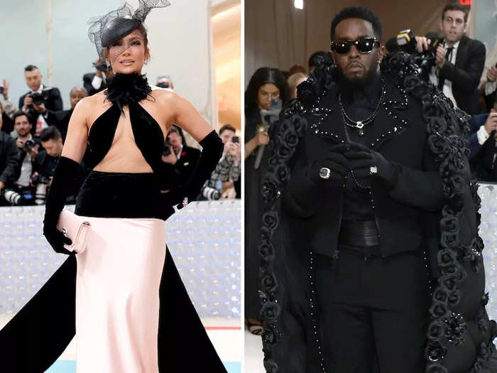 Jennifer Lopez and Sean "Diddy" Combs both attended the 2023 Met Gala.