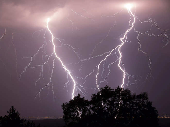 Pilots have experienced lightning striking their planes.