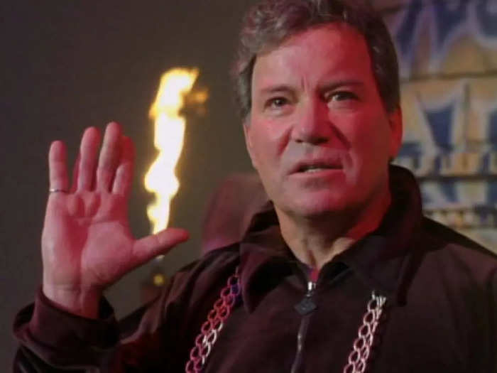 William Shatner makes two "Star Trek" fans