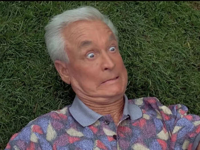 Bob Barker plays an overly competitive version of himself in "Happy Gilmore."