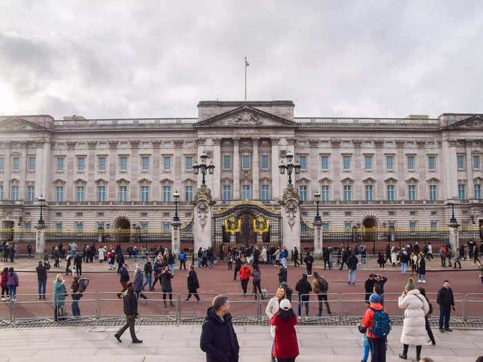 Buckingham Palace is the royal family