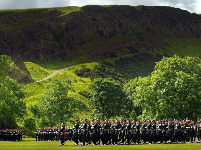 The Palace of Holyroodhouse is open to visitors year-round.