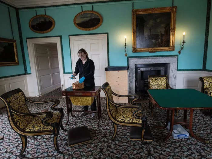 The four-story property is the smallest royal palace in the UK, according to its official website.